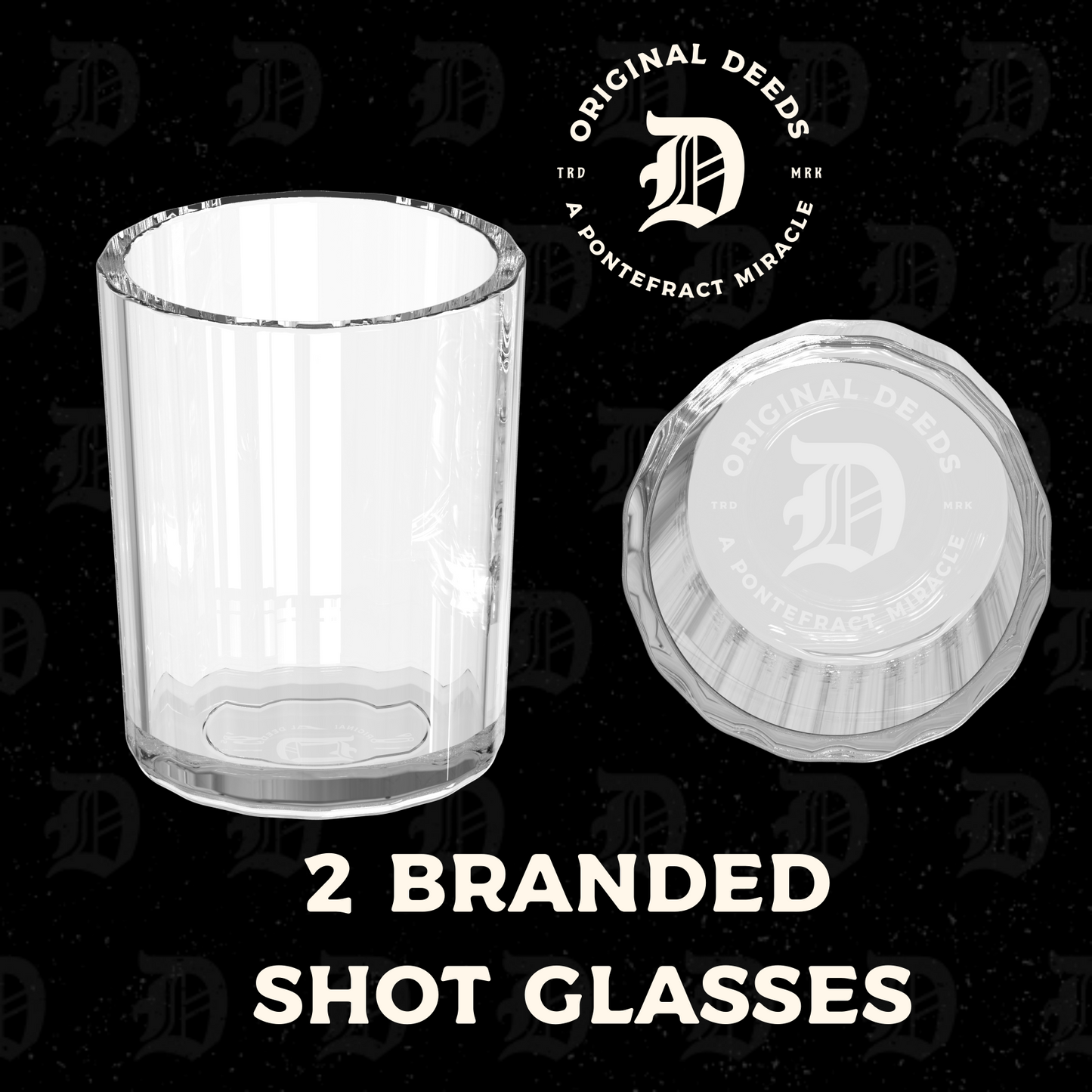 Deeds & 2 Glasses Bundle